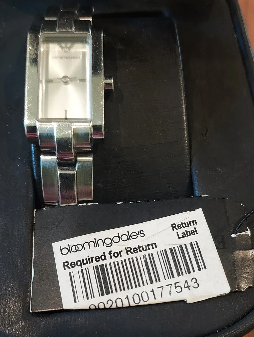 Emporio Armani AR5433 Silver Stainless Steel Quartz Watch With Box